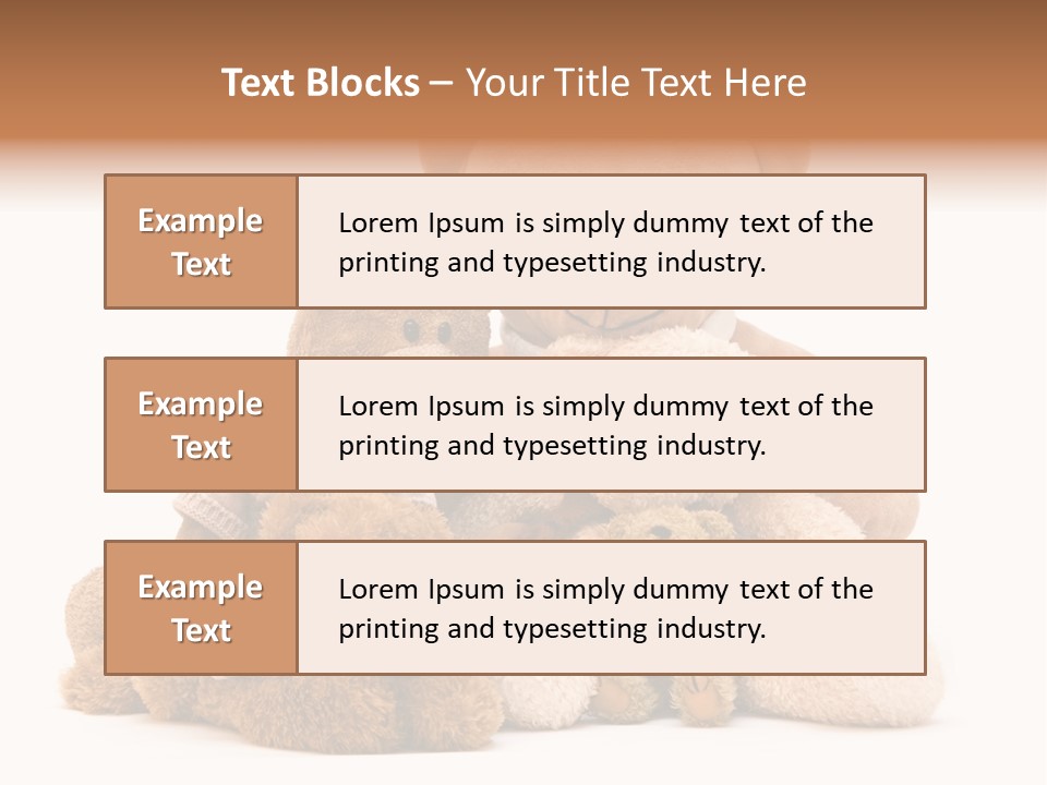 Child Gift Fur PowerPoint Template