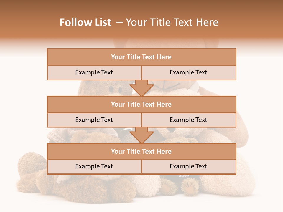 Child Gift Fur PowerPoint Template