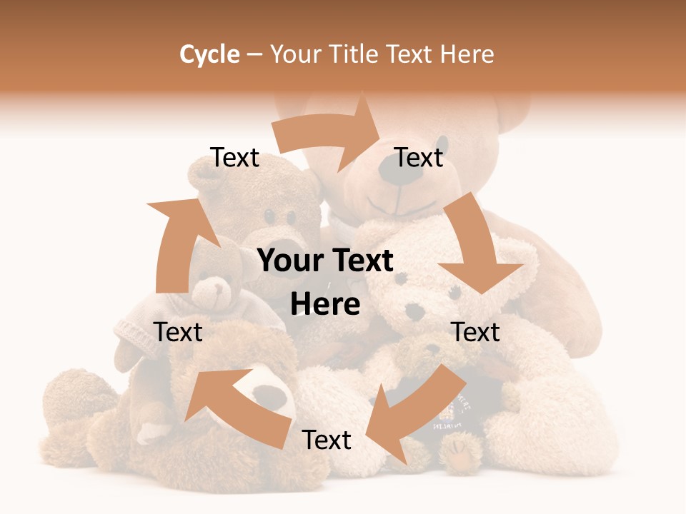 Child Gift Fur PowerPoint Template