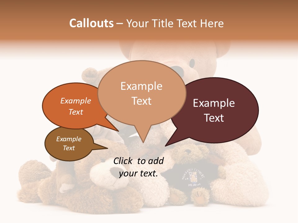 Child Gift Fur PowerPoint Template