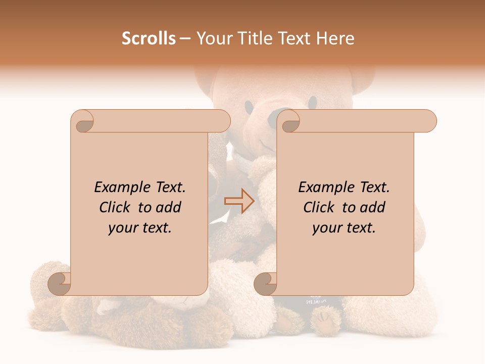 Child Gift Fur PowerPoint Template