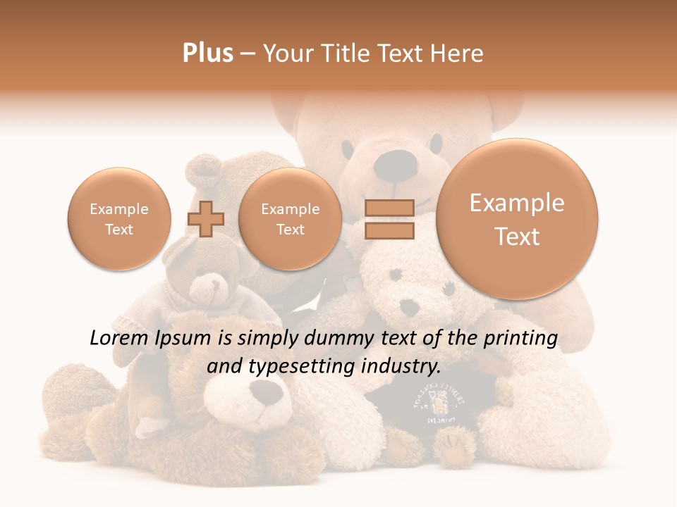 Child Gift Fur PowerPoint Template