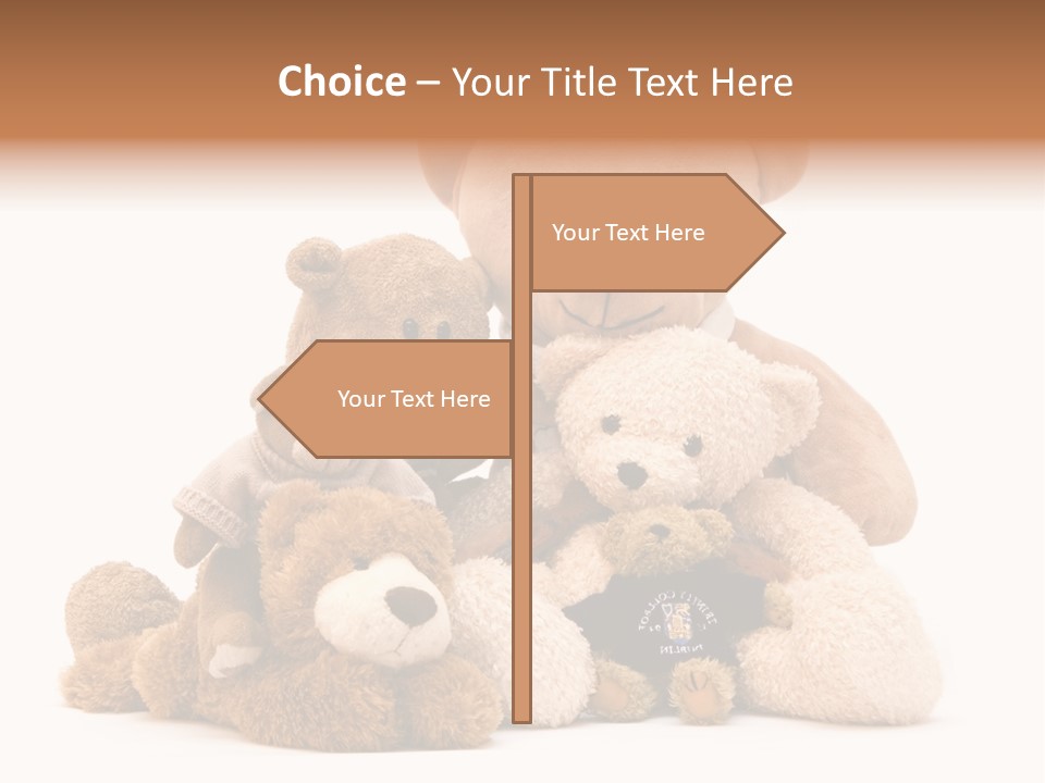 Child Gift Fur PowerPoint Template