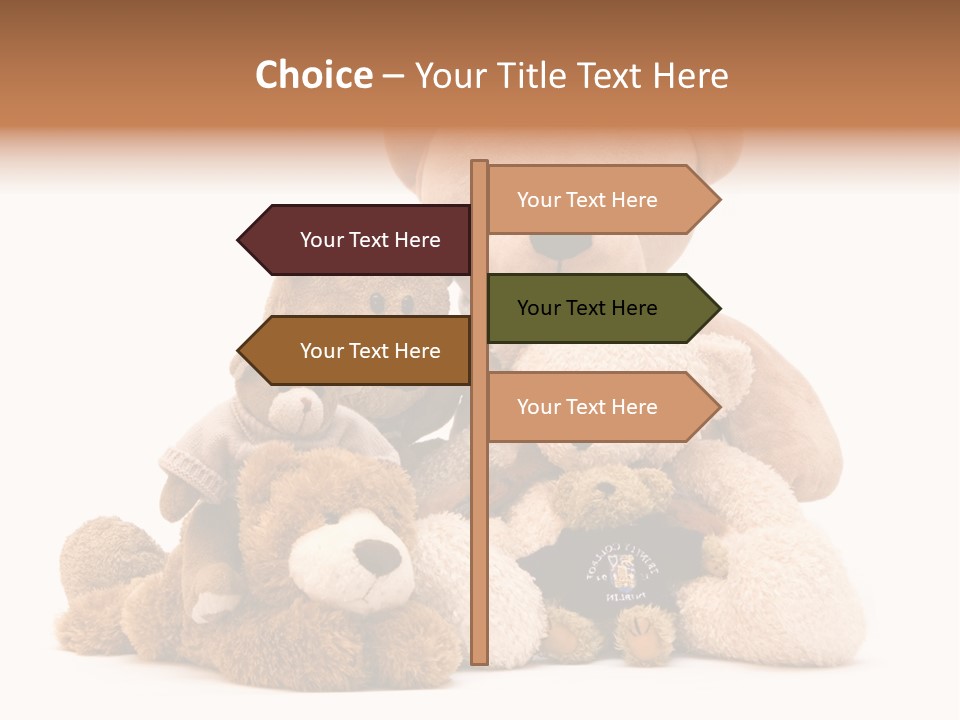 Child Gift Fur PowerPoint Template