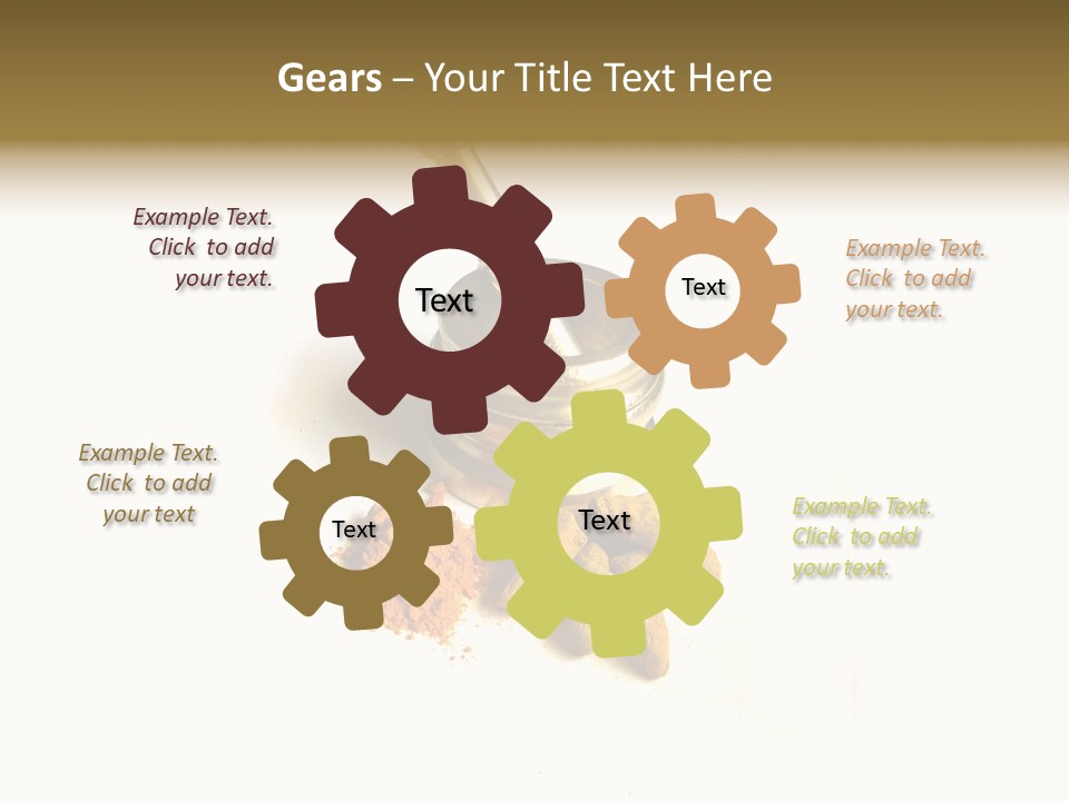 Pungent Spice Coriander PowerPoint Template