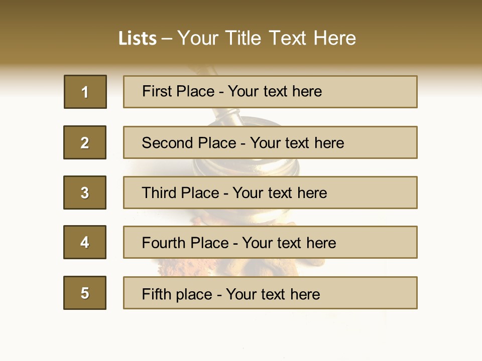 Pungent Spice Coriander PowerPoint Template
