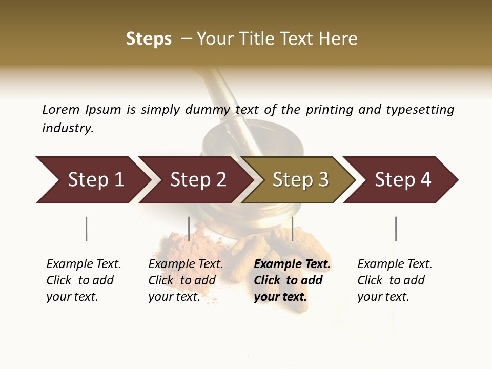 Pungent Spice Coriander PowerPoint Template