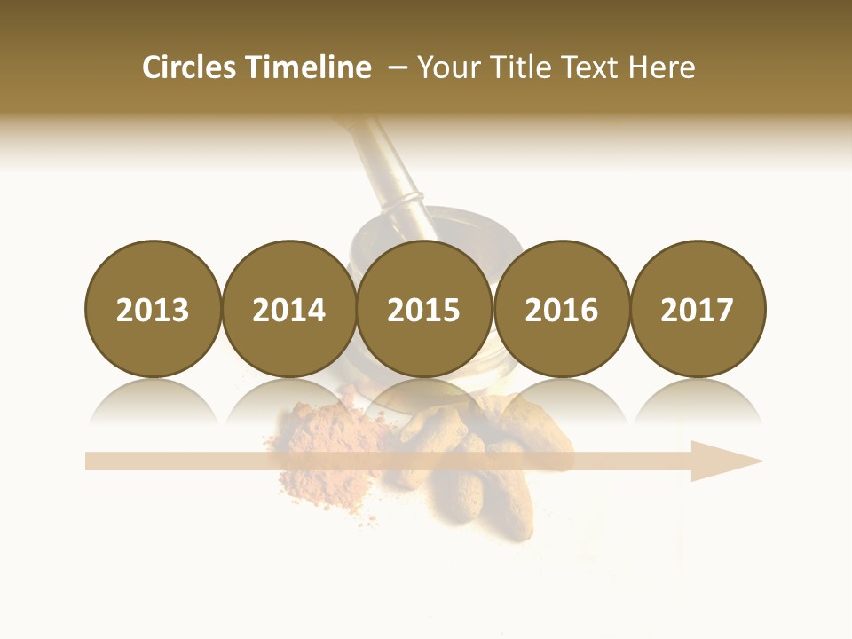 Pungent Spice Coriander PowerPoint Template