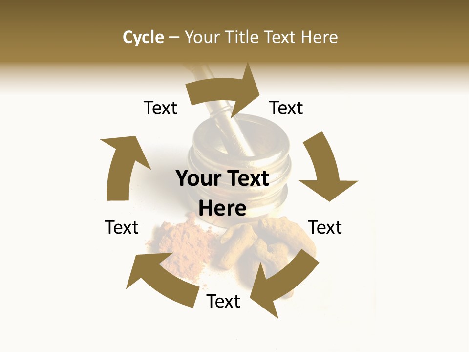 Pungent Spice Coriander PowerPoint Template