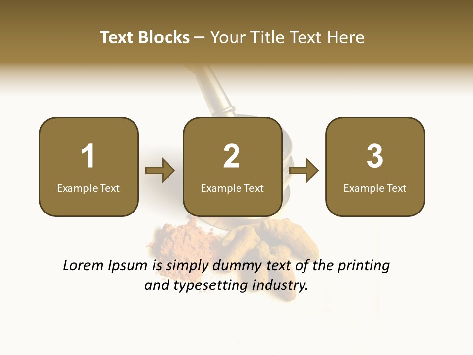 Pungent Spice Coriander PowerPoint Template