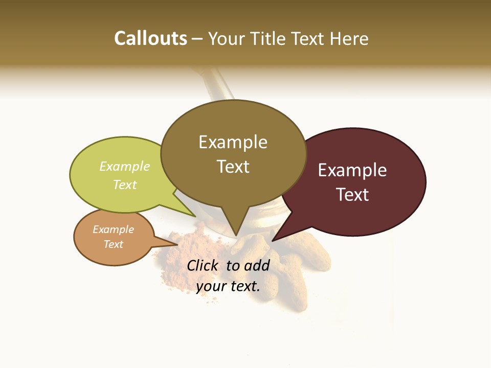 Pungent Spice Coriander PowerPoint Template