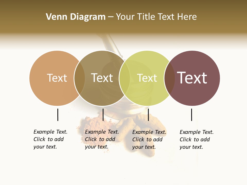 Pungent Spice Coriander PowerPoint Template