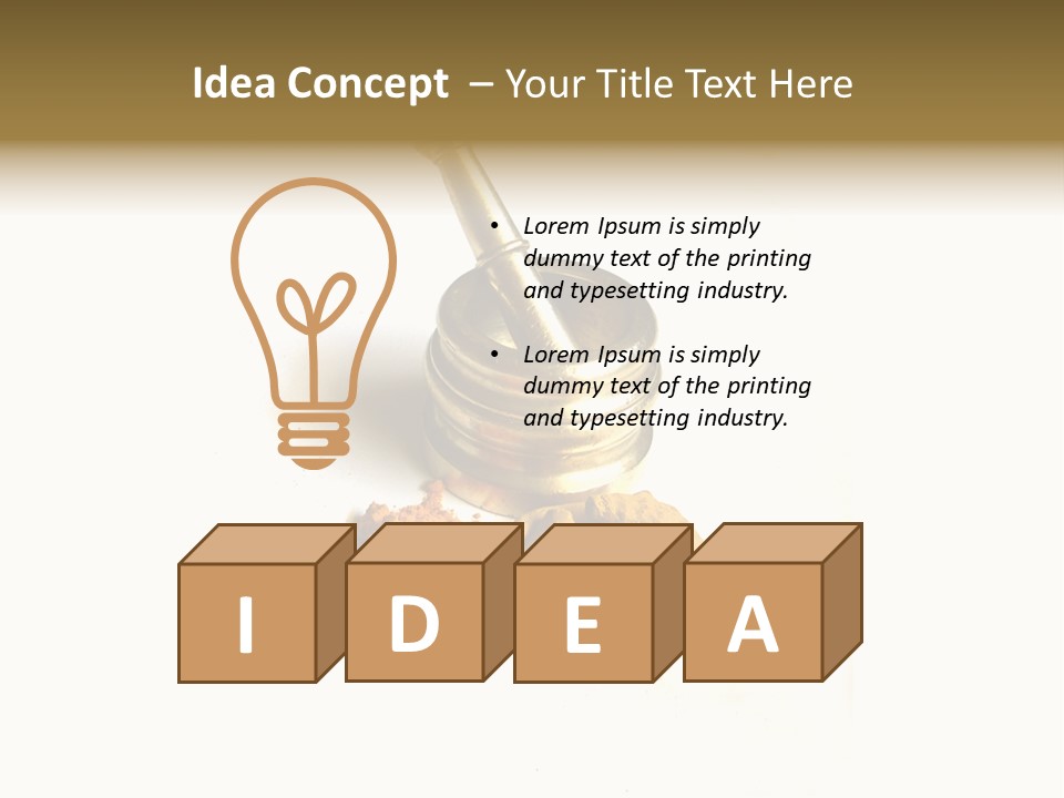 Pungent Spice Coriander PowerPoint Template