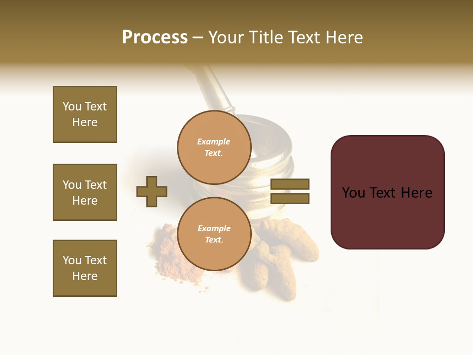 Pungent Spice Coriander PowerPoint Template