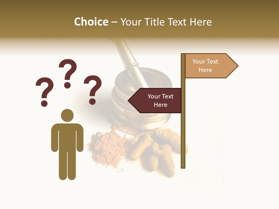 Pungent Spice Coriander PowerPoint Template