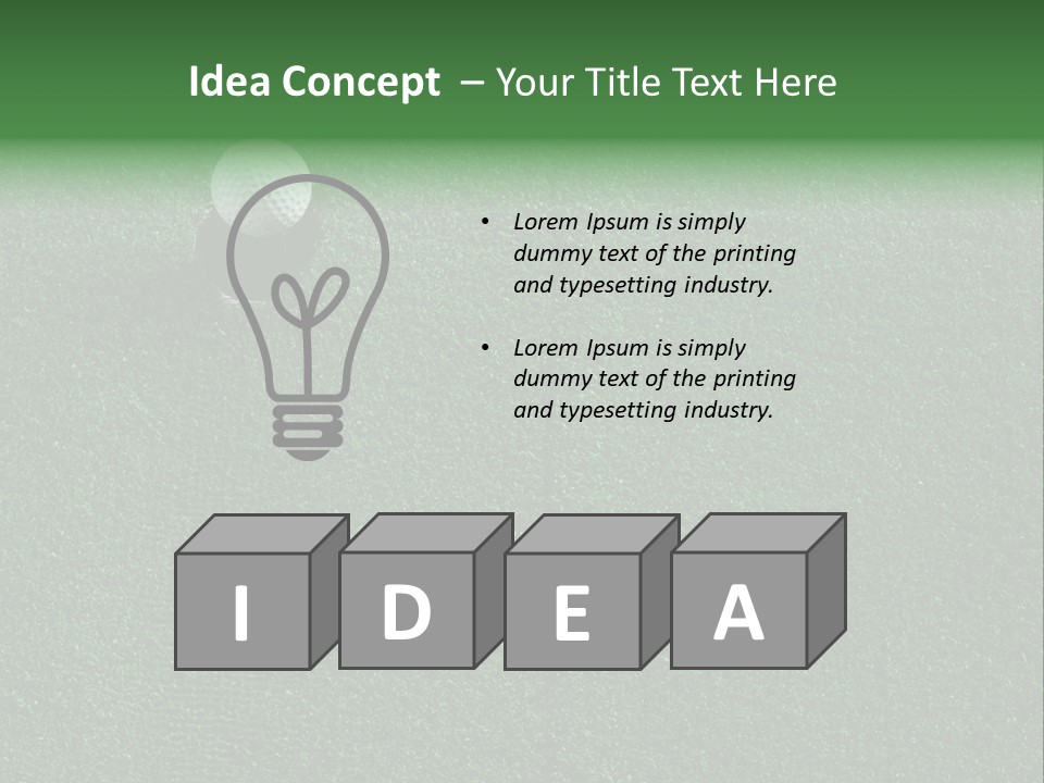 Goods Lawn Supplies PowerPoint Template