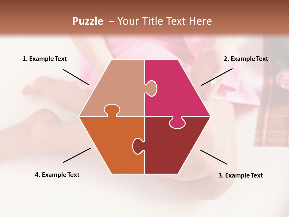 Spring Blue Plant PowerPoint Template