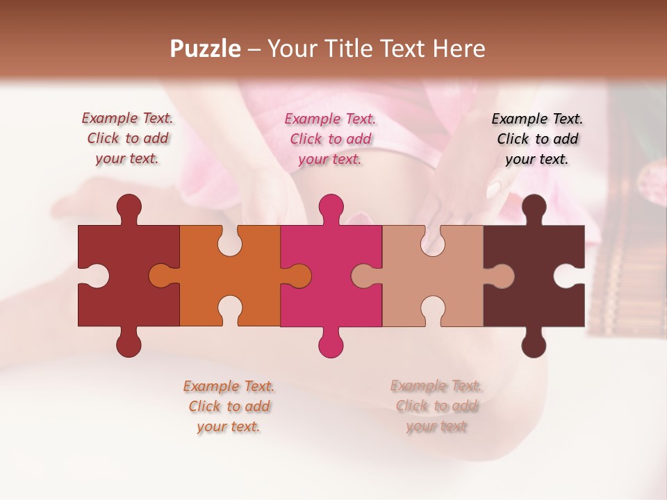 Spring Blue Plant PowerPoint Template