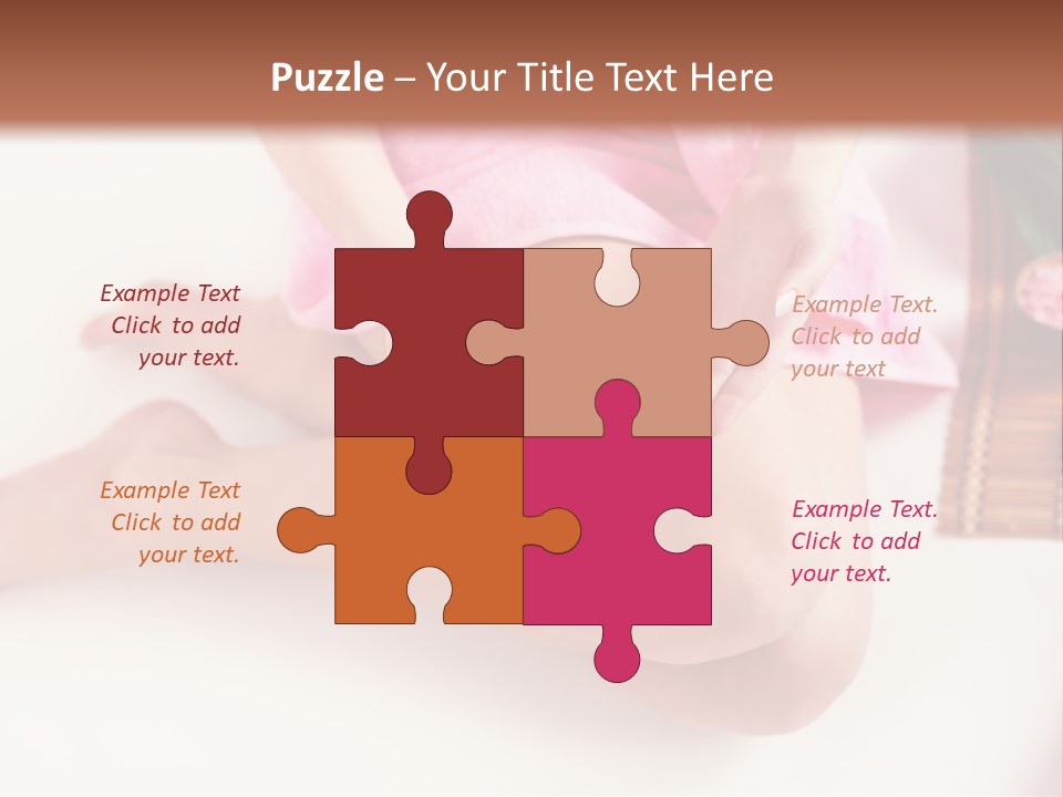 Spring Blue Plant PowerPoint Template