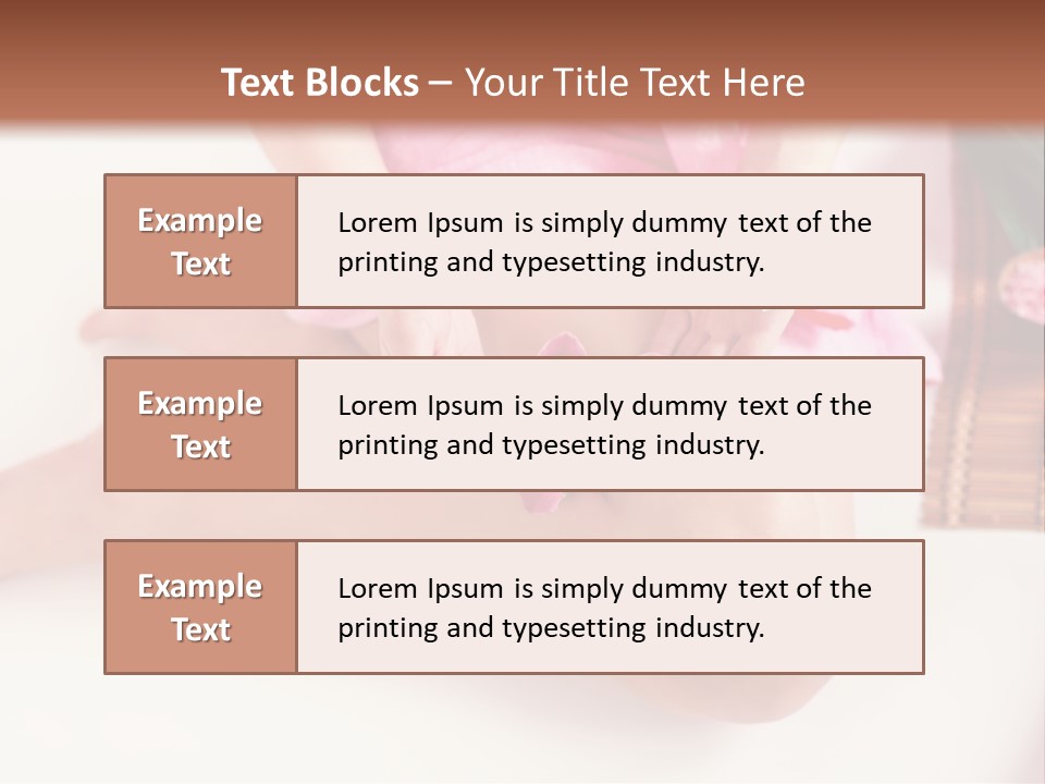 Spring Blue Plant PowerPoint Template