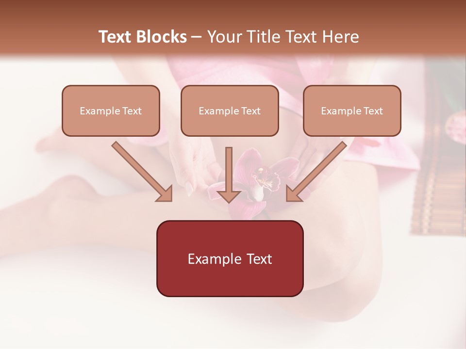 Spring Blue Plant PowerPoint Template