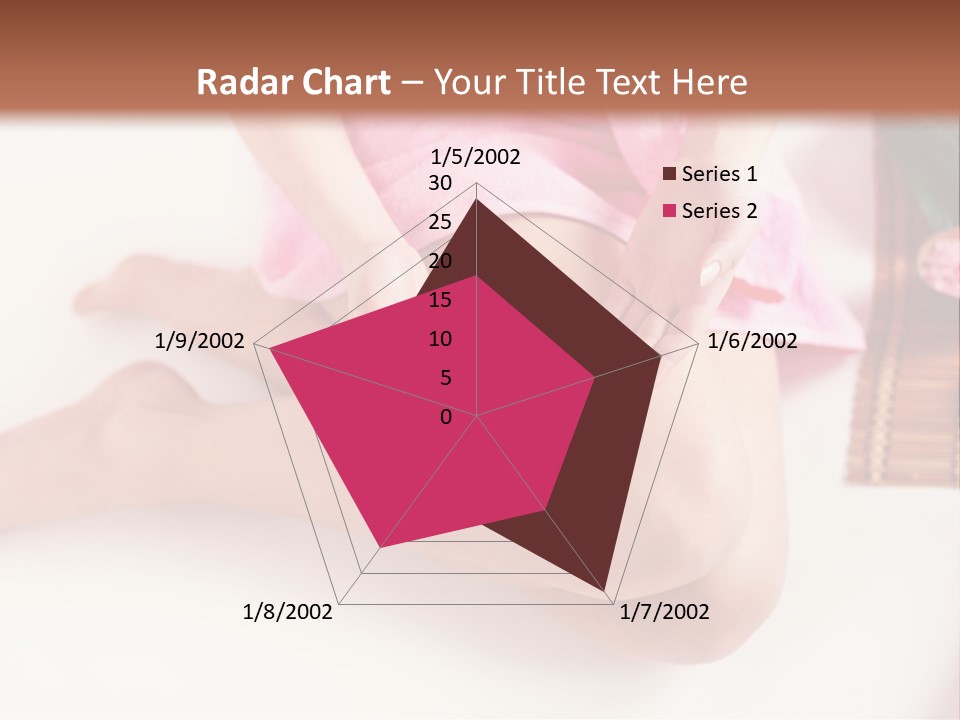 Spring Blue Plant PowerPoint Template