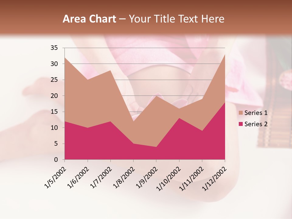 Spring Blue Plant PowerPoint Template