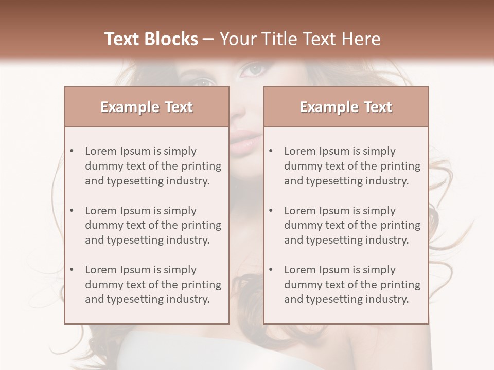 Emotion Well Being Spring Flower PowerPoint Template