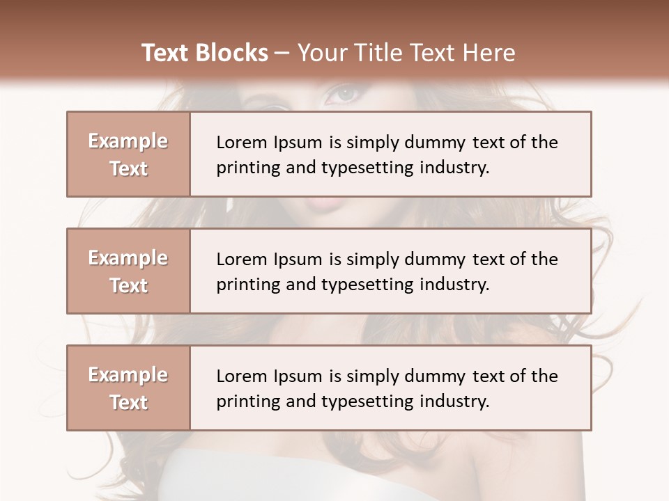 Emotion Well Being Spring Flower PowerPoint Template