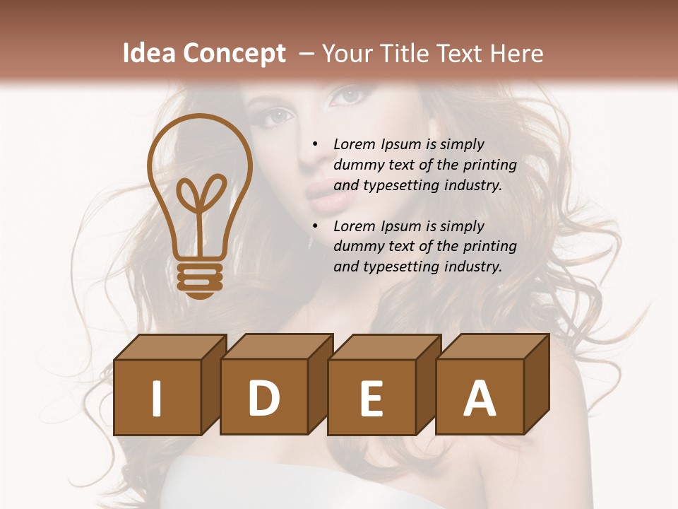 Emotion Well Being Spring Flower PowerPoint Template