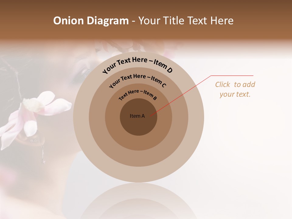 Love Yellow Orchid PowerPoint Template