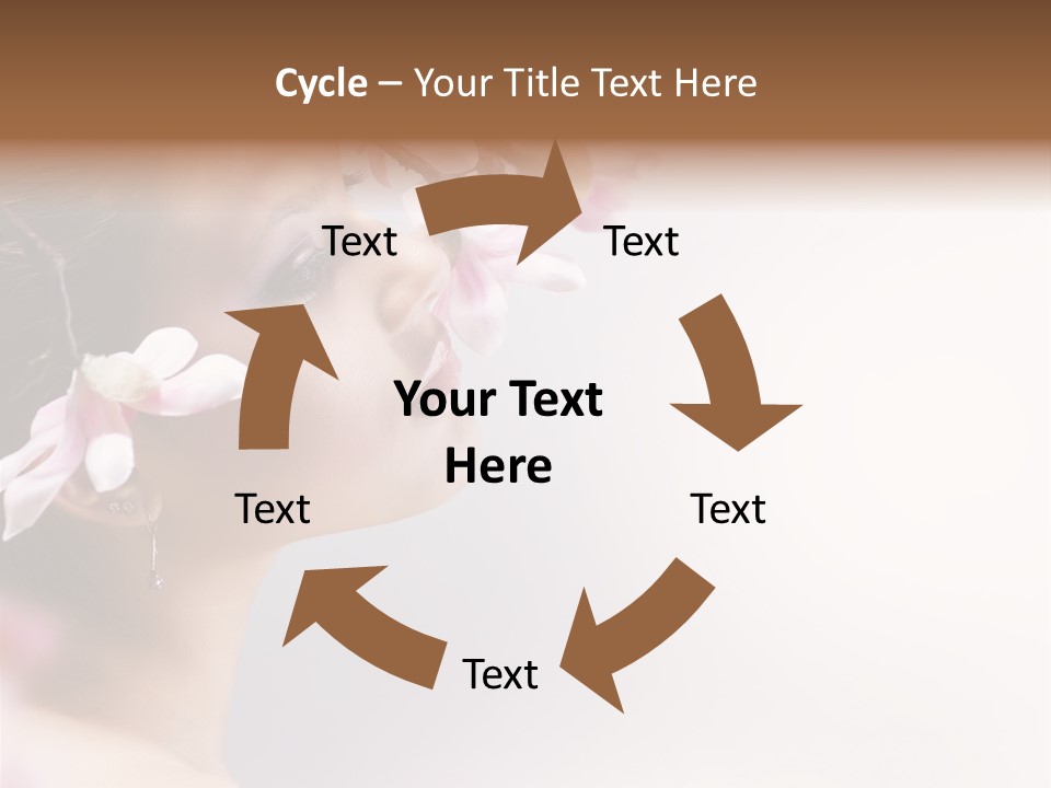 Love Yellow Orchid PowerPoint Template