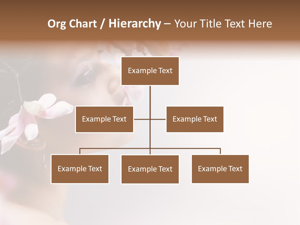 Love Yellow Orchid PowerPoint Template