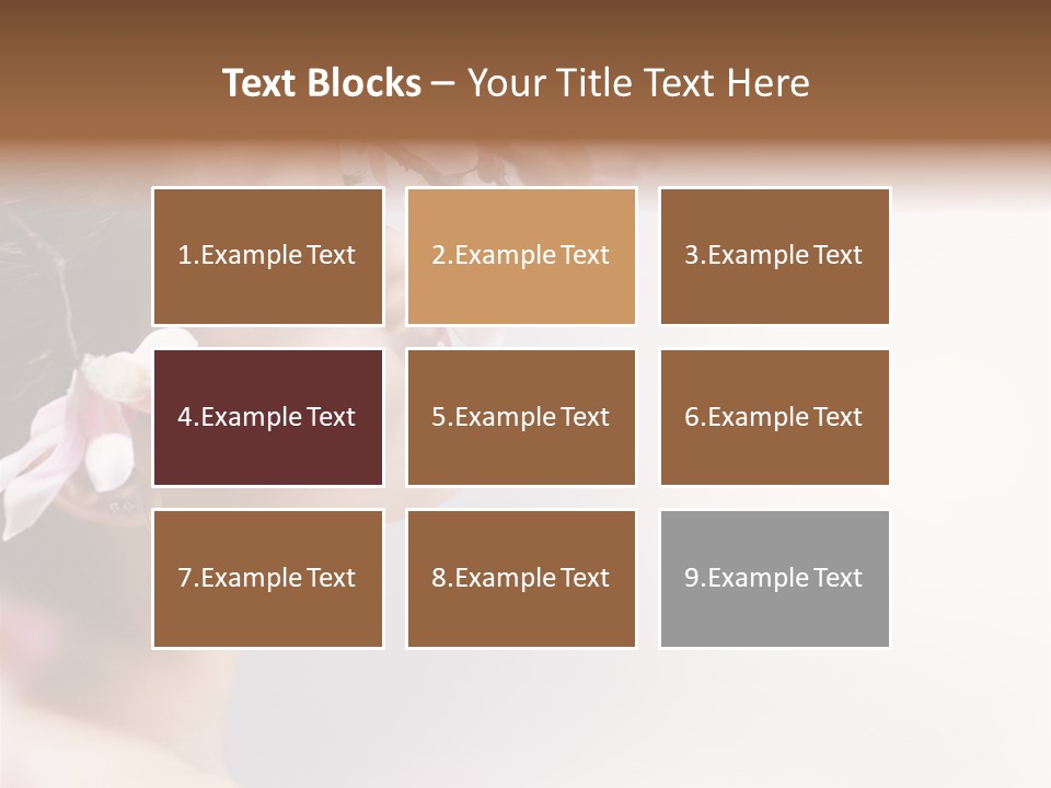 Love Yellow Orchid PowerPoint Template