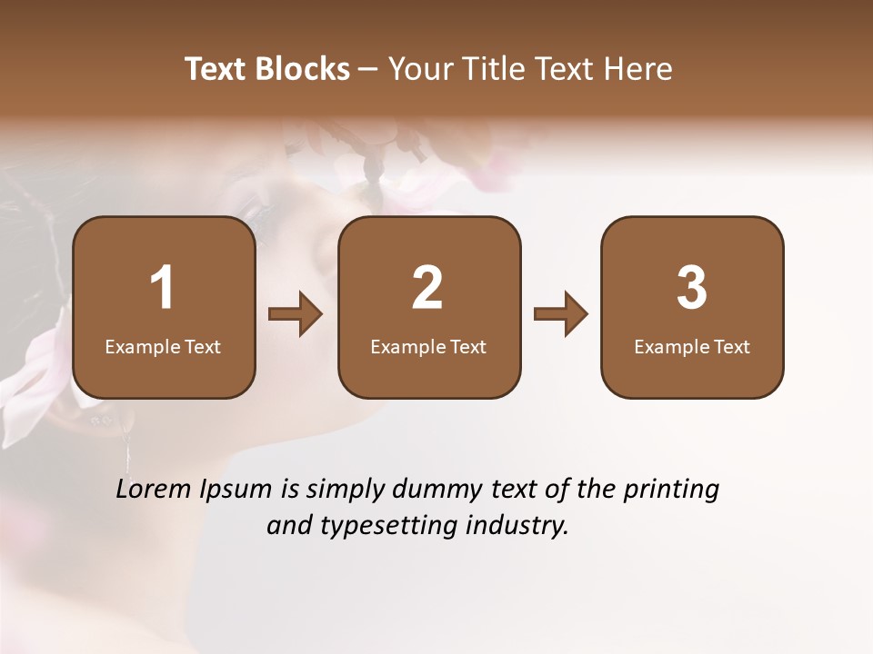 Love Yellow Orchid PowerPoint Template