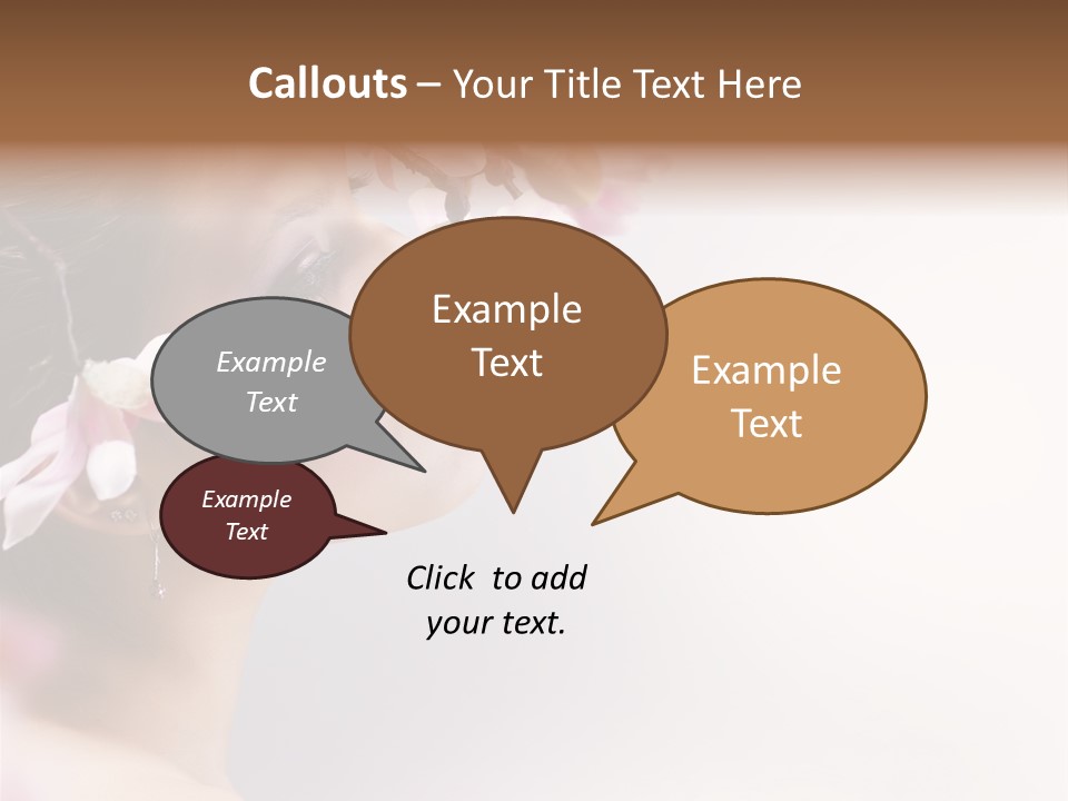 Love Yellow Orchid PowerPoint Template