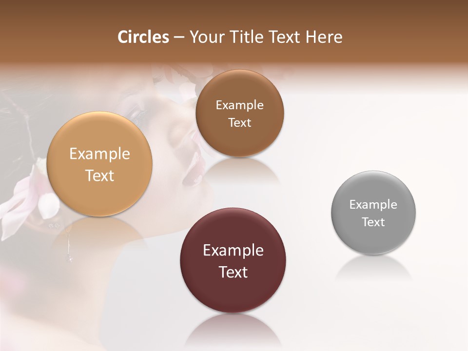 Love Yellow Orchid PowerPoint Template