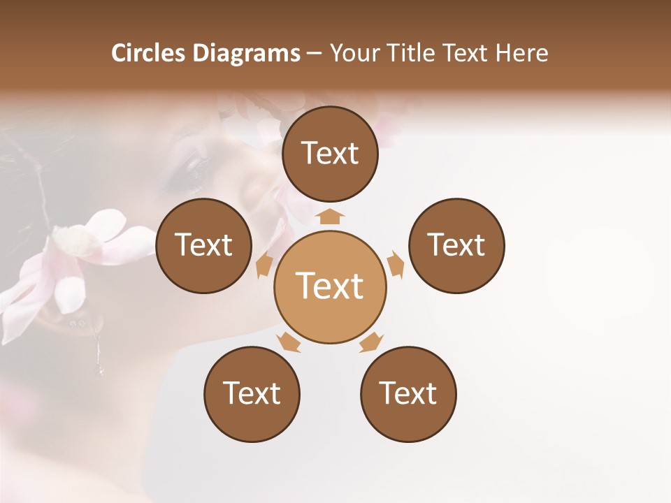 Love Yellow Orchid PowerPoint Template