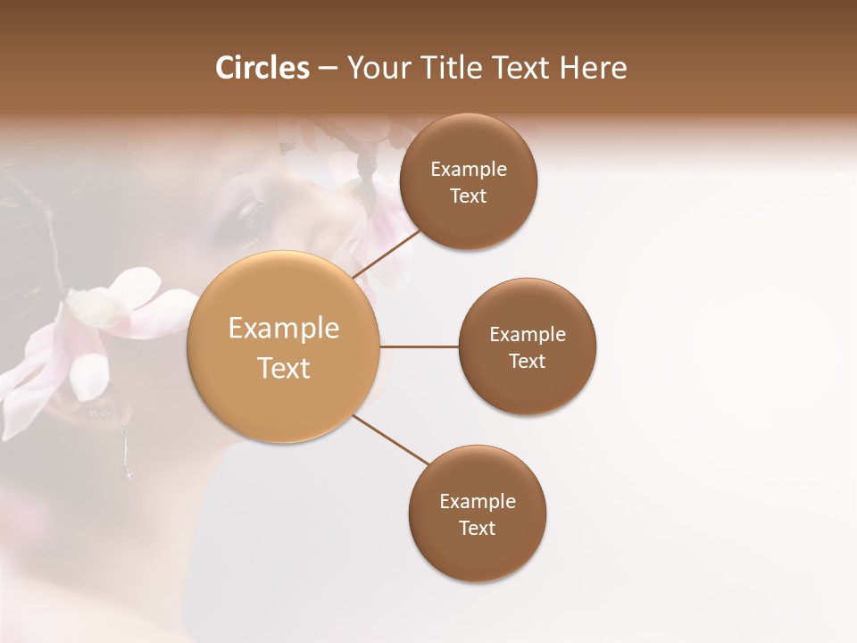 Love Yellow Orchid PowerPoint Template