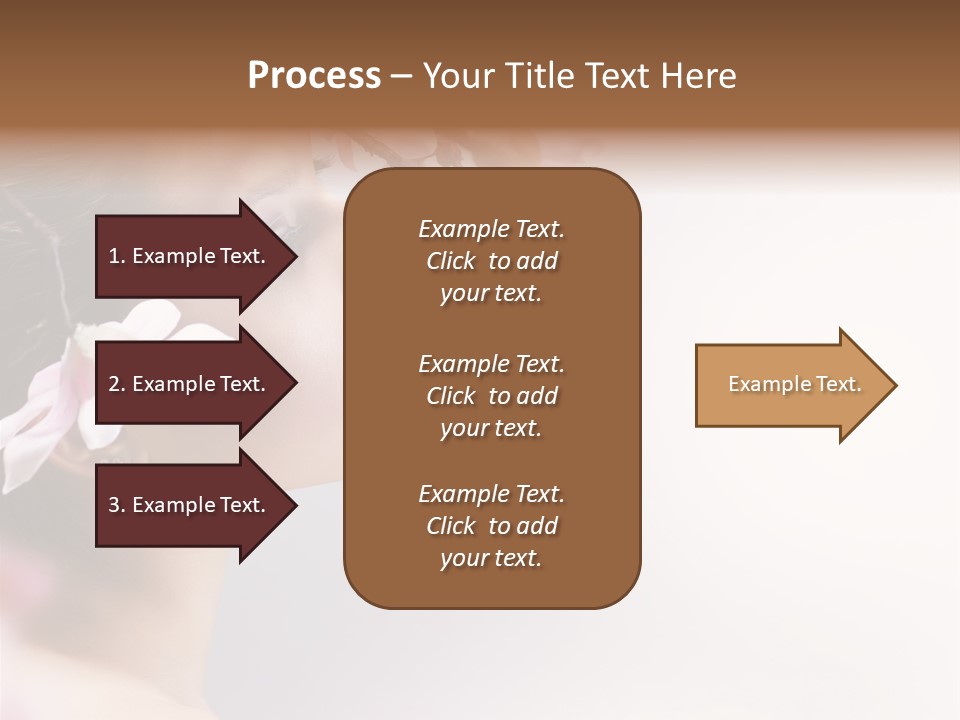 Love Yellow Orchid PowerPoint Template
