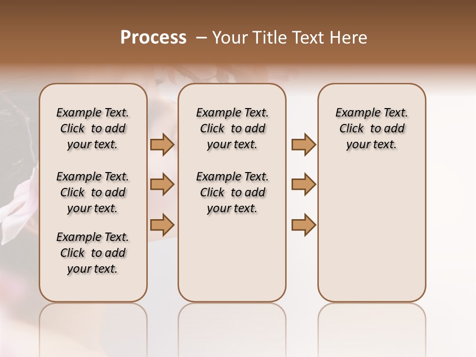 Love Yellow Orchid PowerPoint Template