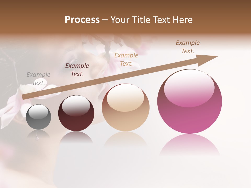 Love Yellow Orchid PowerPoint Template