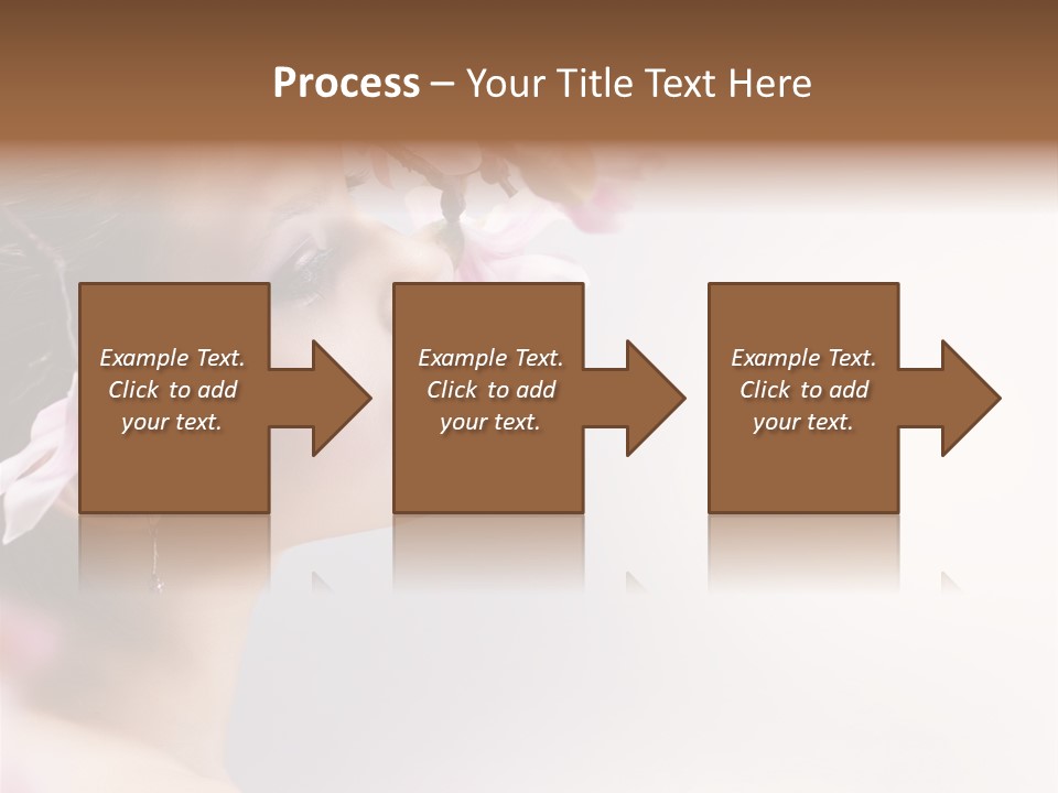 Love Yellow Orchid PowerPoint Template