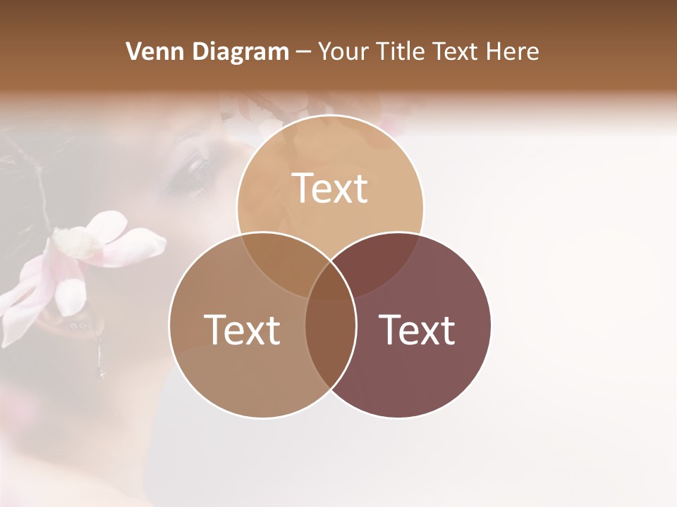 Love Yellow Orchid PowerPoint Template