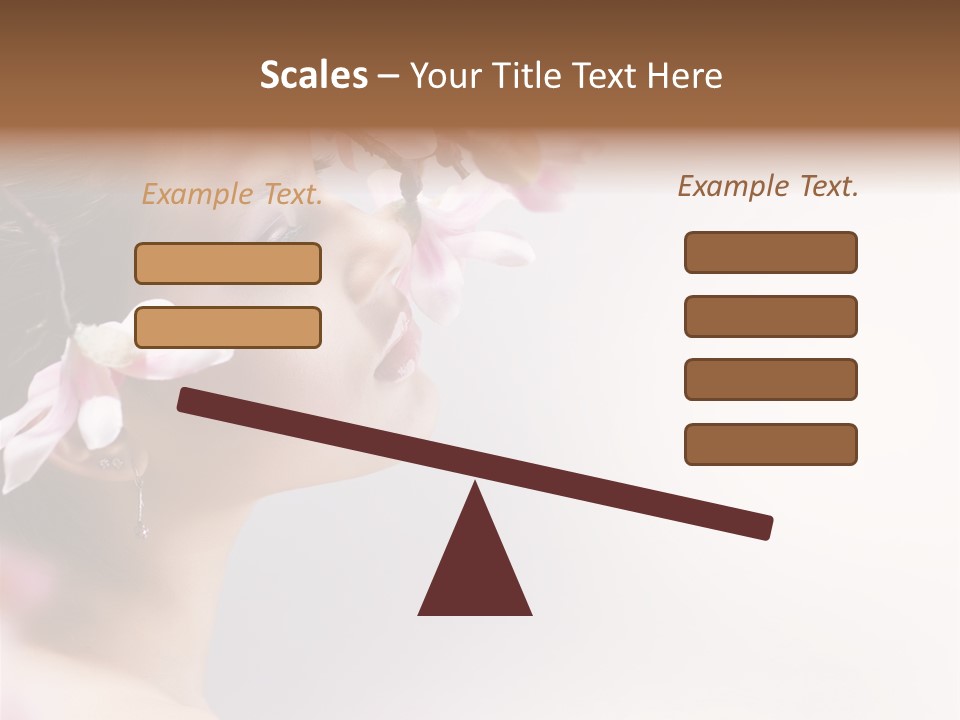 Love Yellow Orchid PowerPoint Template