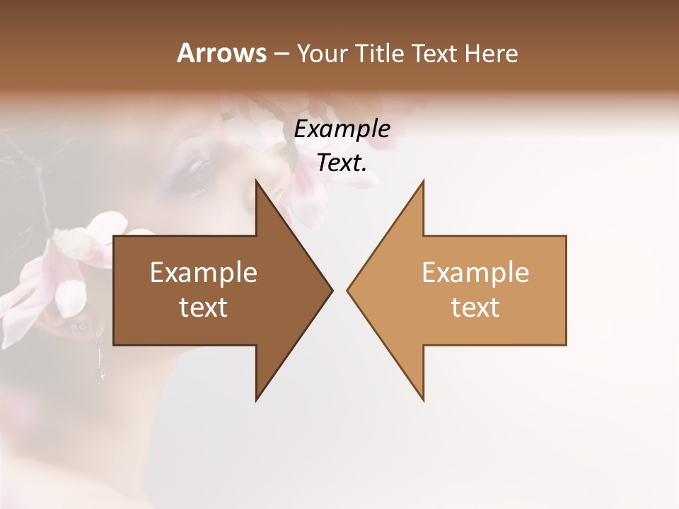 Love Yellow Orchid PowerPoint Template