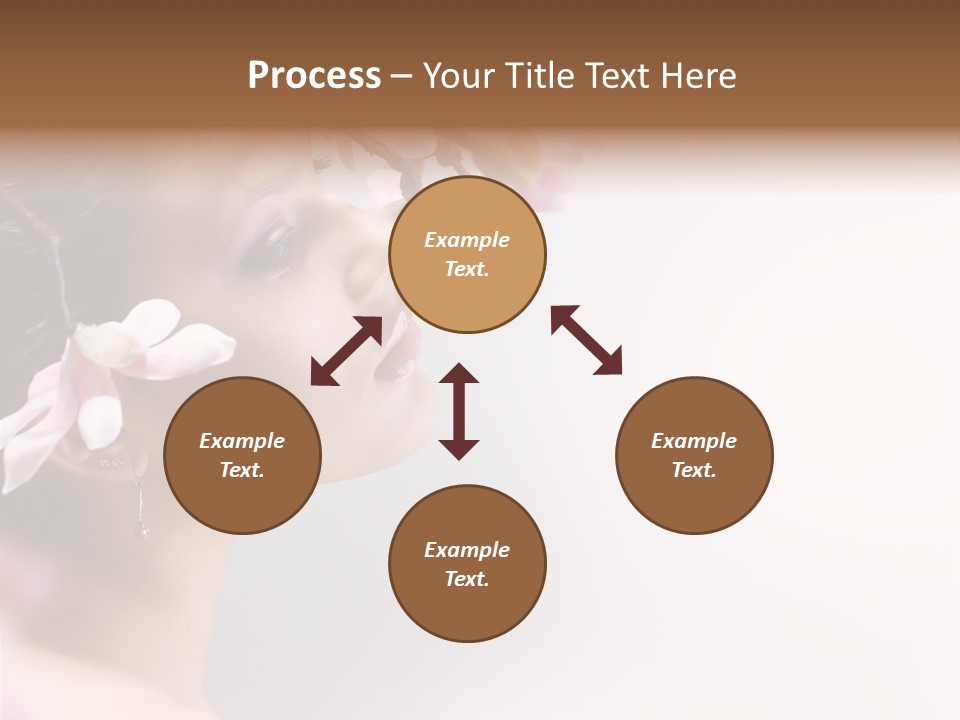 Love Yellow Orchid PowerPoint Template