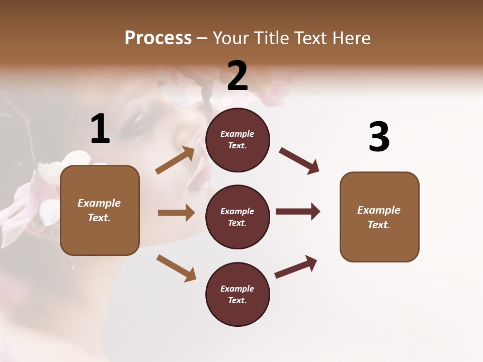 Love Yellow Orchid PowerPoint Template