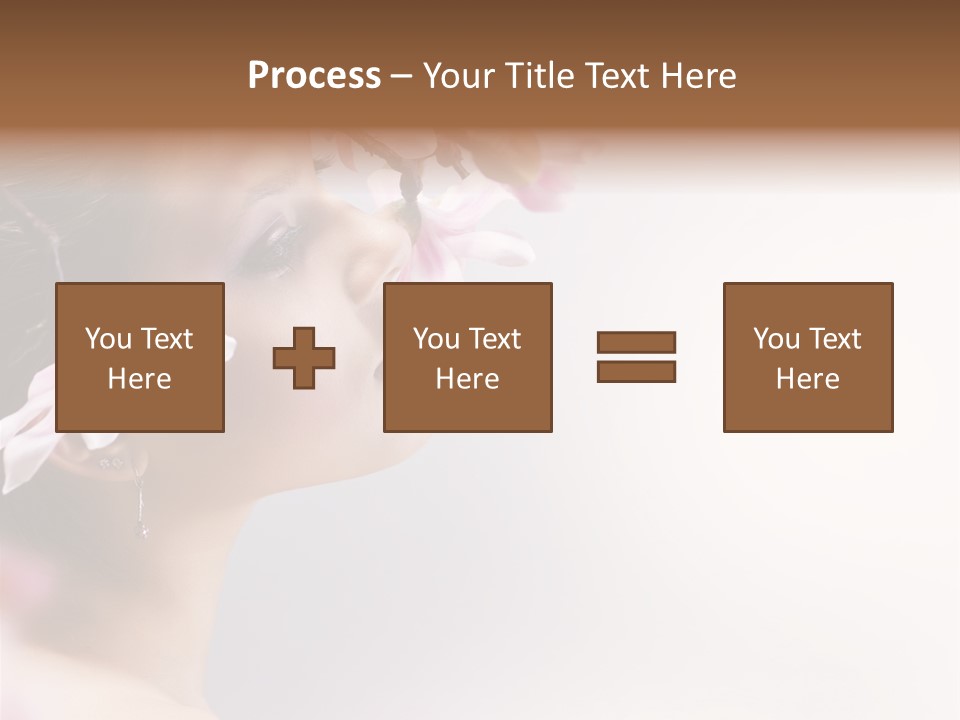 Love Yellow Orchid PowerPoint Template