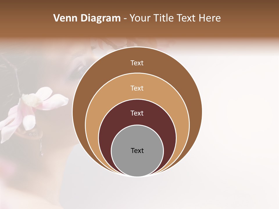 Love Yellow Orchid PowerPoint Template